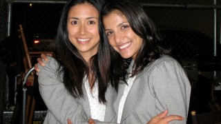 Nazneen Contractor and stunt double Sera Trimble