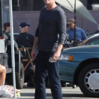 Kiefer Sutherland on location 24 Season 8 set picture