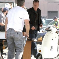 Kiefer Sutherland on location 24 Season 8 set picture