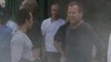 Kiefer Sutherland Sterling Rush on location 24 Season 8 set picture