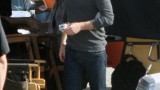 Kiefer Sutherland on location 24 Season 8 set picture