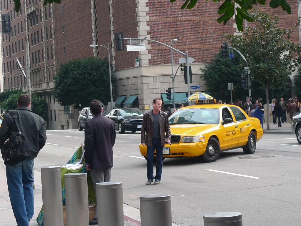 Kiefer Sutherland filming 24 Season 8 Episode 20