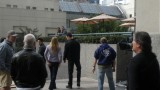 Kiefer Sutherland, Katee Sackhoff, Freddie Prinze Jr filming 24 Season 8 Episode 20