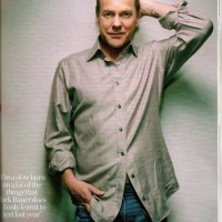 Kiefer Sutherland - Man on a Mission magazine scan