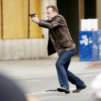 Jack Bauer shooting 24 Season 8 set