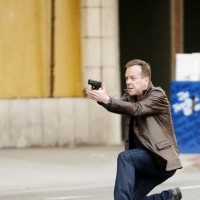 Jack Bauer shooting 24 Season 8 set