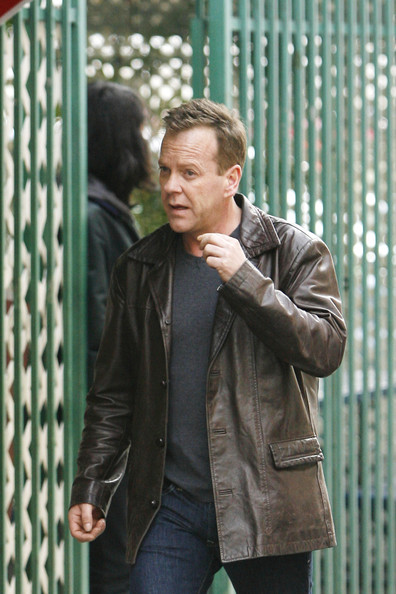 Kiefer Sutherland on 24 set Season 8