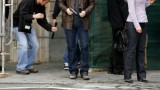 Kiefer Sutherland and Katee Sackhoff on 24 set