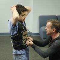 Rami Malek and Kiefer Sutherland in 24 Season 8 Episode 11