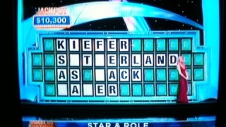 Kiefer Sutherland as Jack Bauer - Wheel of Fortune Puzzle
