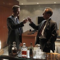 Jason Pillar and Charles Logan toast 24 series finale