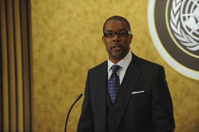 Eriq La Salle as U.N. Secretary General 24 Season 8