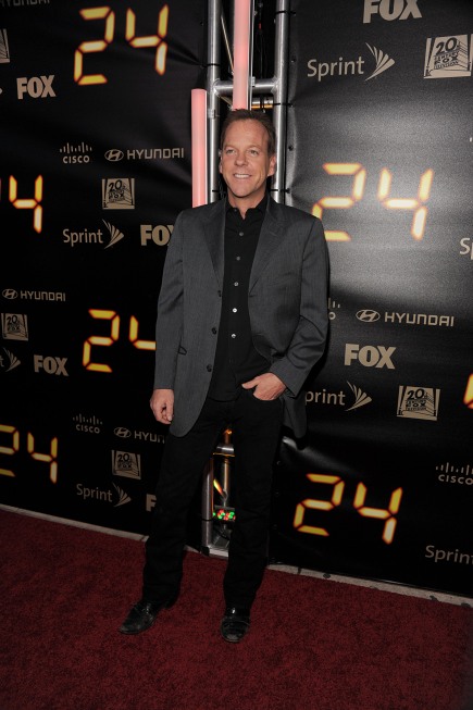 Kiefer Sutherland at 24 Series Finale Party