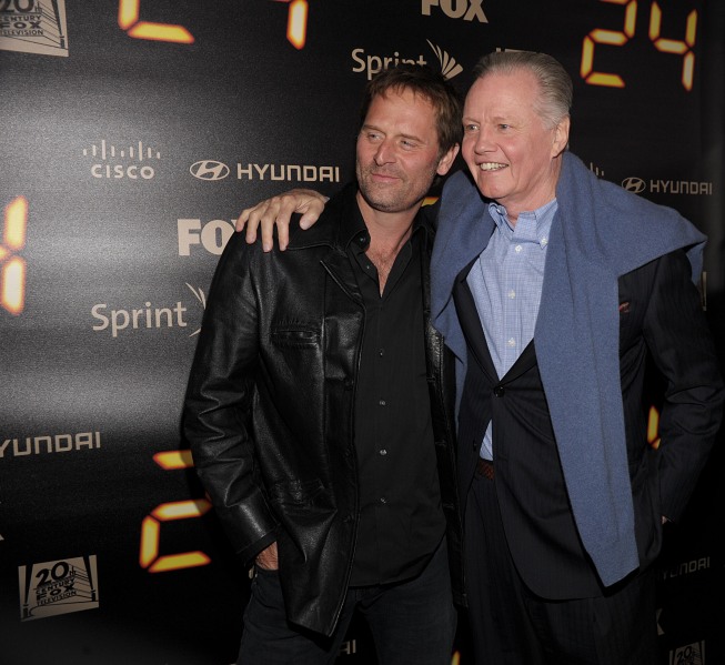 Jeffrey Nordling and Jon Voight 24 Series Finale Party