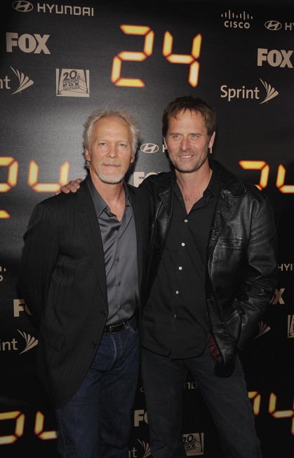 James Morrison and Jeffrey Nordling at 24 Series Finale Party