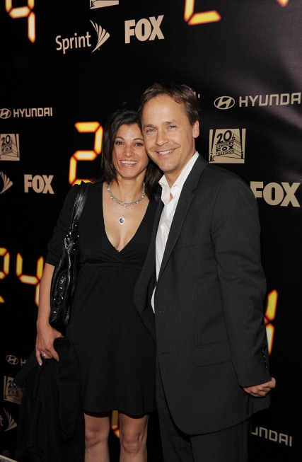 Chad Lowe and wife Kim Painter at 24 Series Finale Party