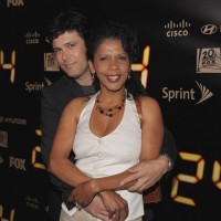 Carlos Bernard and Penny Johnson Jerald at 24 Series Finale Party