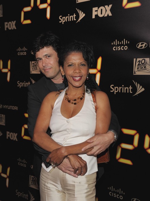 Carlos Bernard and Penny Johnson Jerald at 24 Series Finale Party