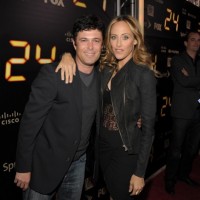 Carlos Bernard and Kim Raver at 24 Series Finale Party