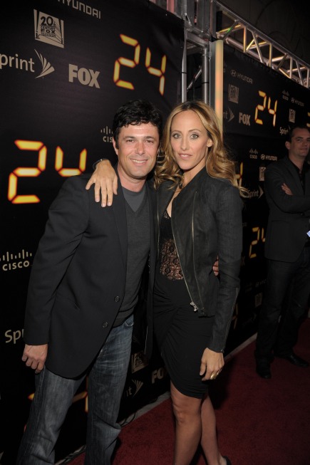 Carlos Bernard and Kim Raver at 24 Series Finale Party