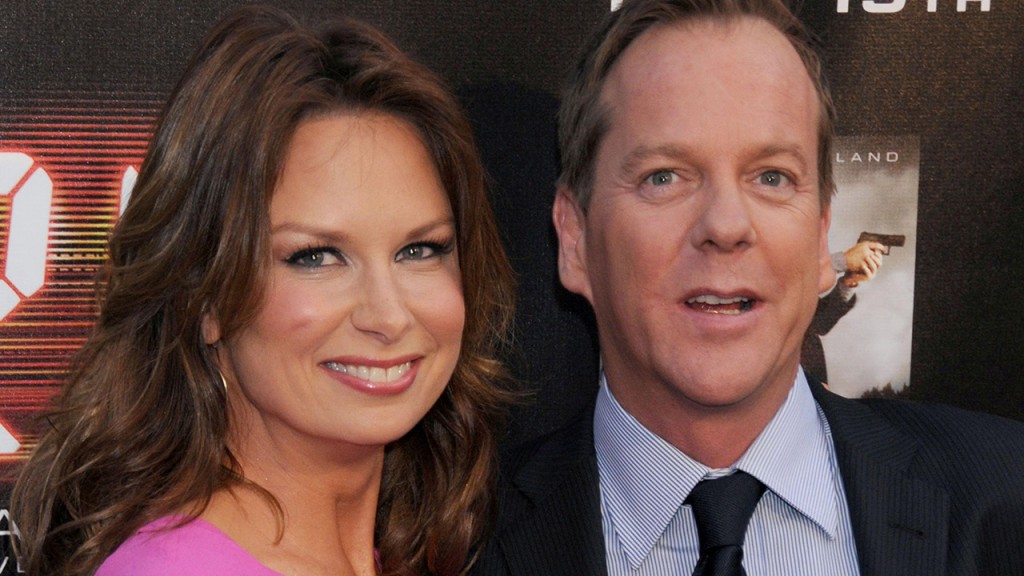 Mary Lynn Rajskub and Kiefer Sutherland attend the 24 Season 7 Finale Screening