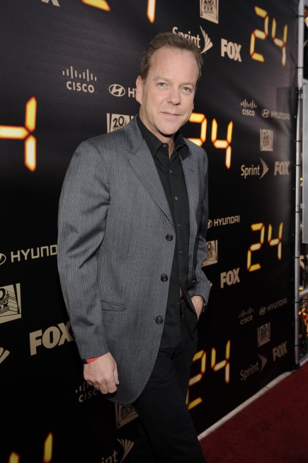 Kiefer Sutherland at 24 Series Finale Party