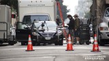 24 Season 8 filming car chase January 2010 set pictures