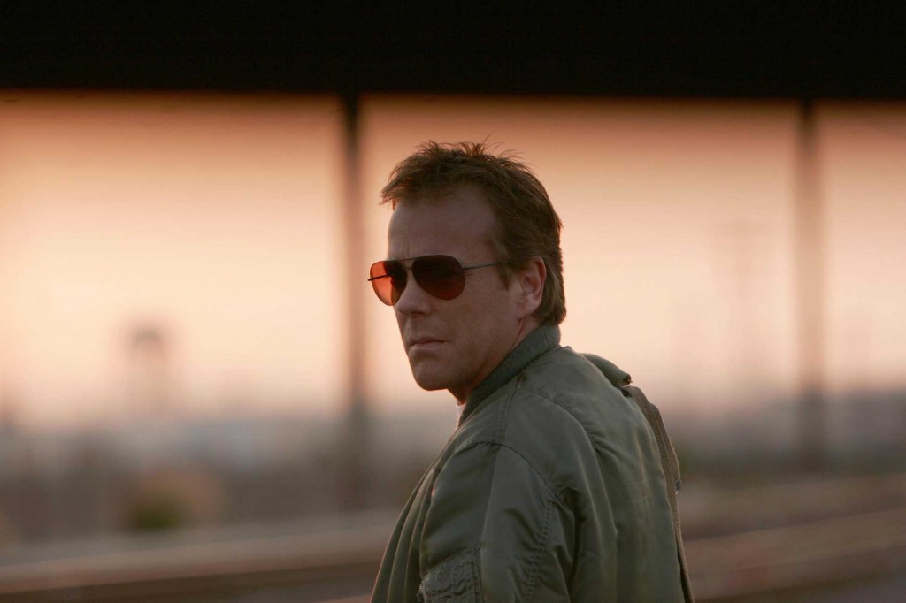 Jack Bauer on the train tracks 24 Season 4 finale