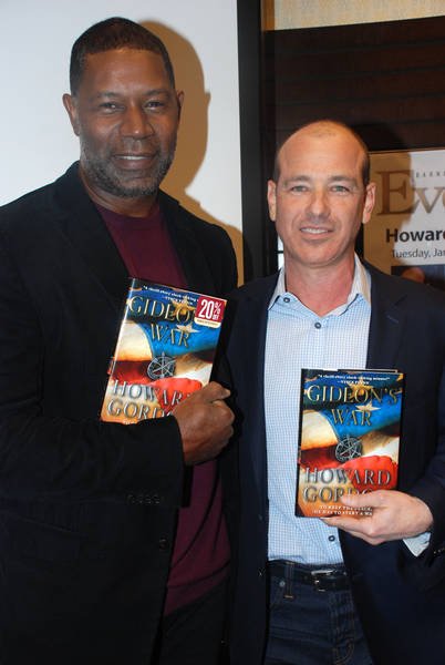 Dennis Haysbert and Howard Gordon at Gideon's War book signing event