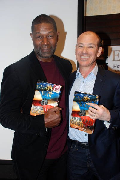 Dennis Haysbert and Howard Gordon at Gideon's War book signing event