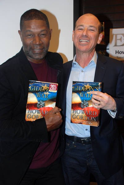 Dennis Haysbert and Howard Gordon at Gideon's War book signing event