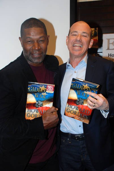 Dennis Haysbert and Howard Gordon at Gideon's War book signing event