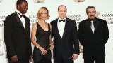 Dennis Haysbert Kim Raver and Jon Cassar at Monte Carlo Television Festival 2006