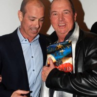 Howard Gordon and Gregory Itzin at Gideon's War book signing event in LA