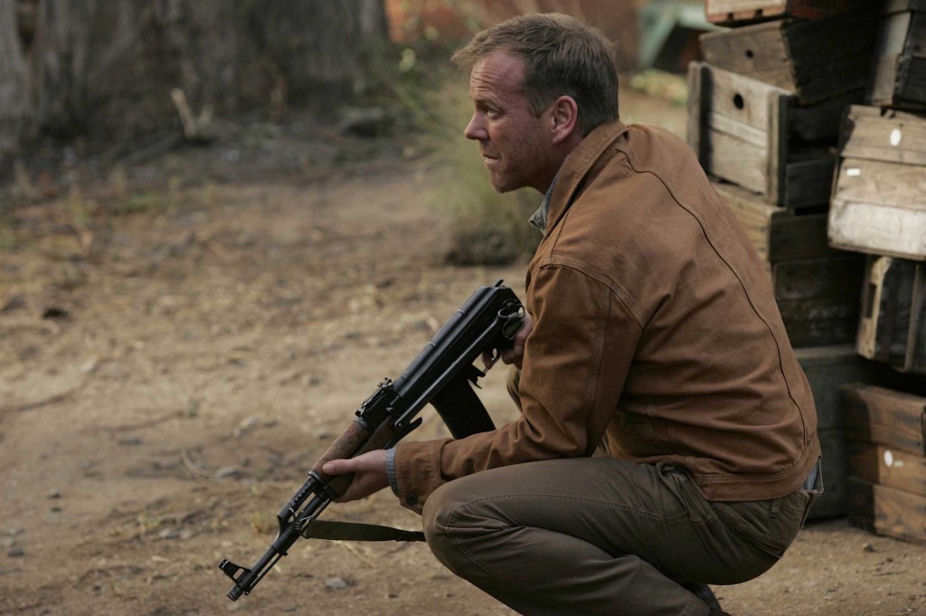 Jack Bauer with an AK-47 in 24 Redemption