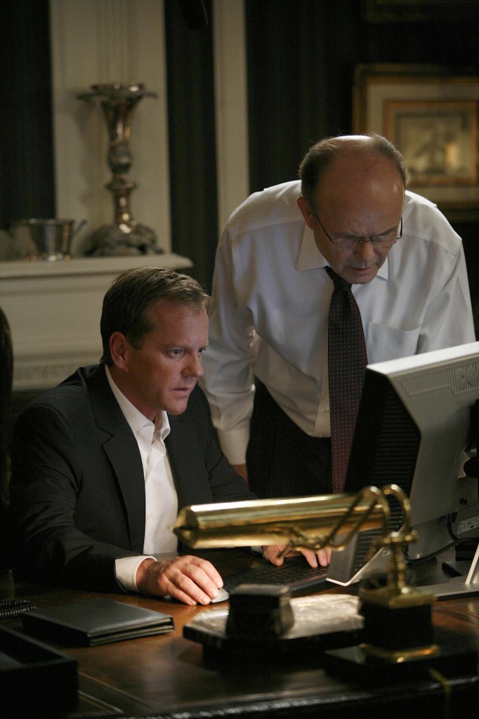 Jack Bauer and Senator Blaine Mayer 24 Season 7 Episode 14