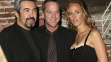 Jon Cassar Kiefer Sutherland and Kim Raver at 24 Season 5 DVD Launch Party