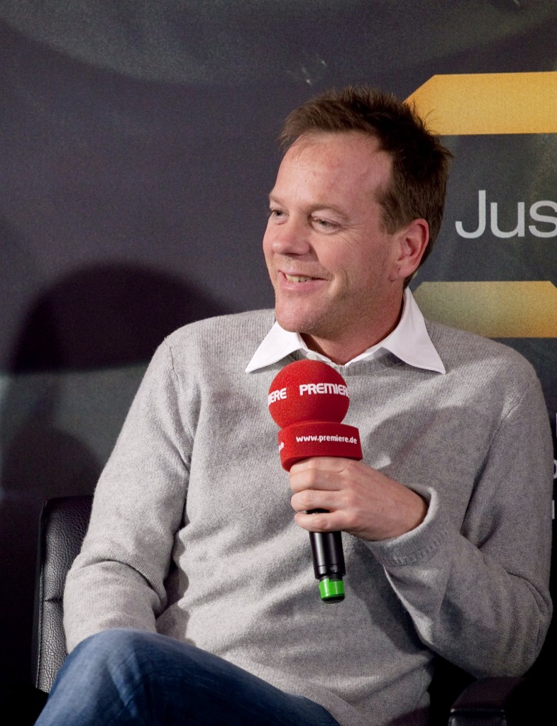 Kiefer Sutherland at 24 Press Conference in Munich, Germany