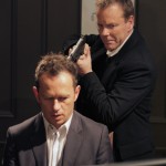 Kiefer Sutherland and Greg Ellis in The Confession promo pic