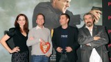 Annie Wersching, Kiefer Sutherland, Carlos Bernard, Jon Cassar at 24 Press Conference in Munich, Germany