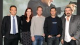 Annie Wersching Kiefer Sutherland Carlos Bernard and Jon Cassar at 24 Press Conference in Munich, Germany