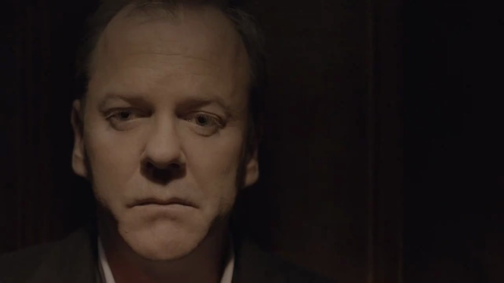 Kiefer Sutherland in The Confession tear