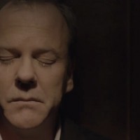 Kiefer Sutherland in The Confession tear
