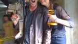 Kiefer Sutherland and Mary Lynn Rajskub 24 Season 8 BTS