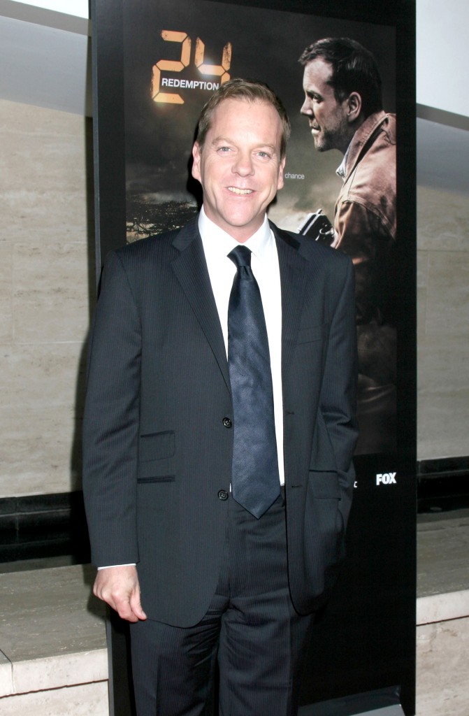 Kiefer Sutherland at 24 Redemption Photo Exhibit 3