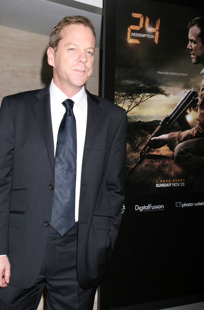 Kiefer Sutherland at 24 Redemption Photo Exhibit 5