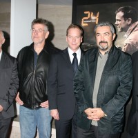 Kiefer Sutherland and group at 24 Redemption Photo Exhibit