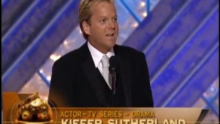 Kiefer Sutherland best actor in TV drama Golden Globes