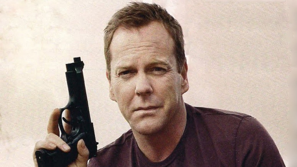 Kiefer Sutherland photo shoot as Jack Bauer