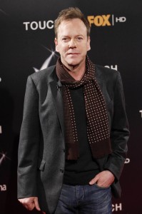 Kiefer Sutherland promoting Touch in Madrid